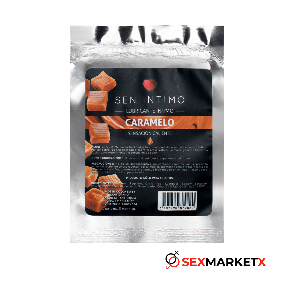 Lubricante intimo sen caliente x 7ml