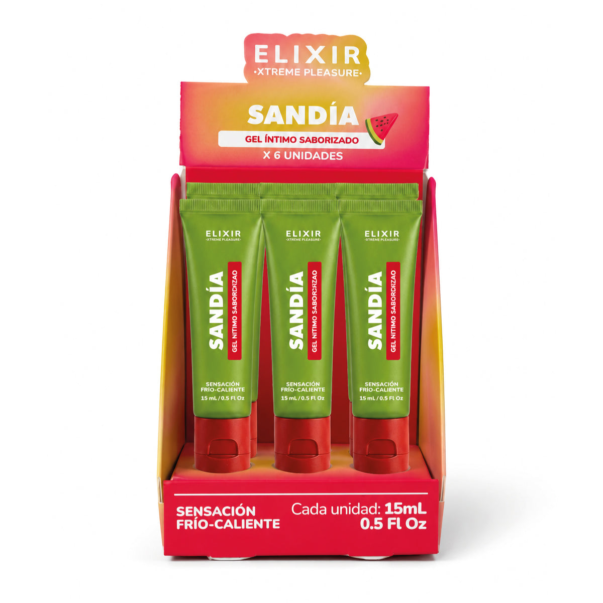 Gel Íntimo Saborizado Sandía Elixir 15ml