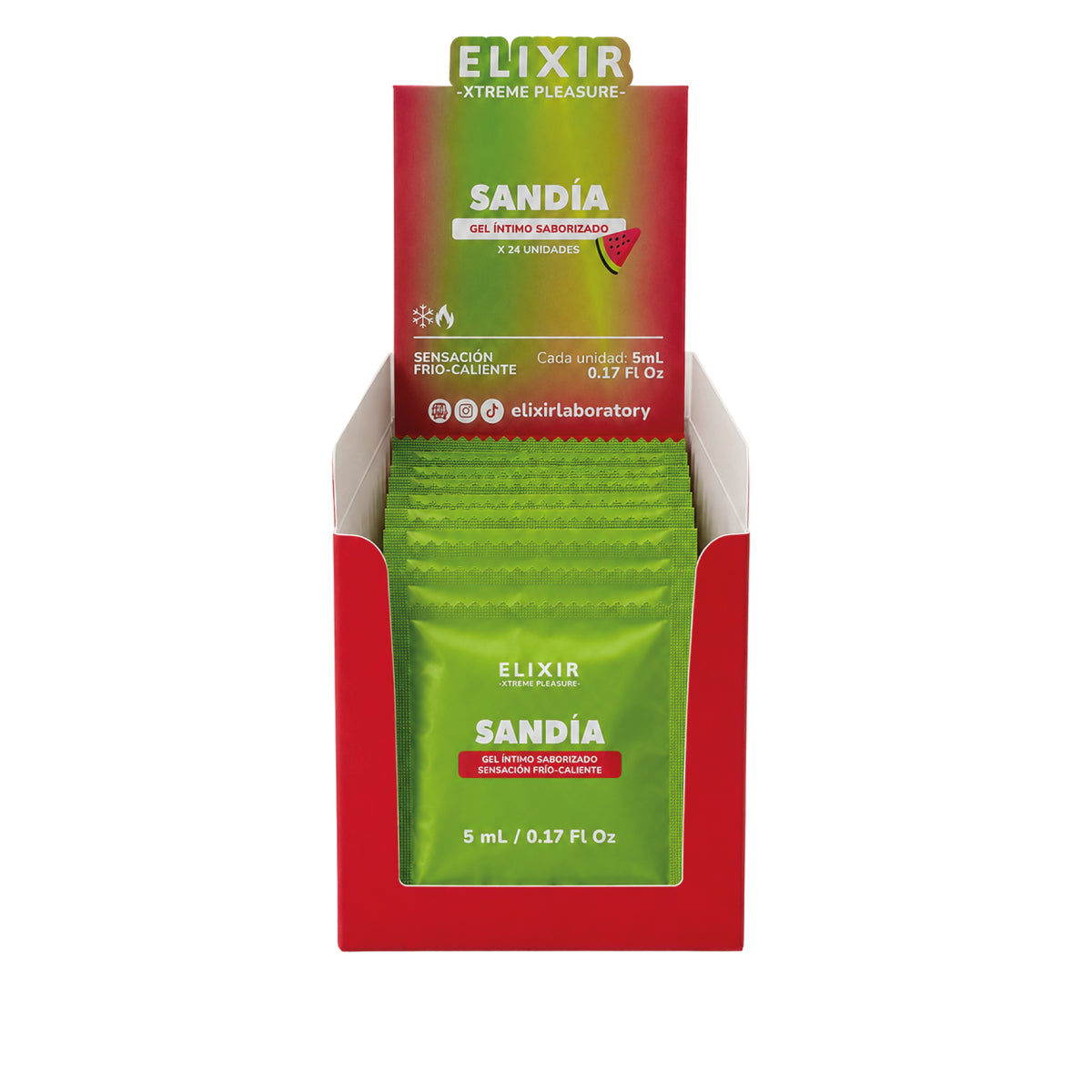Gel Íntimo Saborizado Sandía Elixir 5ml