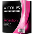 Condón Vitalis Sensations x 3